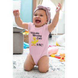 Adorable Blessing Cute, ABC -  Infant Fine Jersey Bodysuit